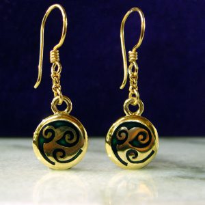 La Tene Spiral Earrings