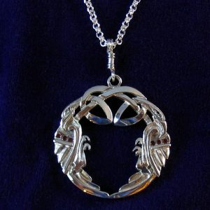 Entwined Birds Necklace
