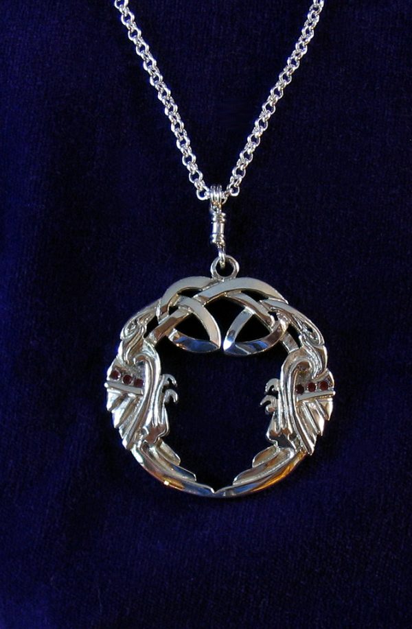 Entwined Birds Necklace