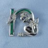 Letter N Brooch - Image 2