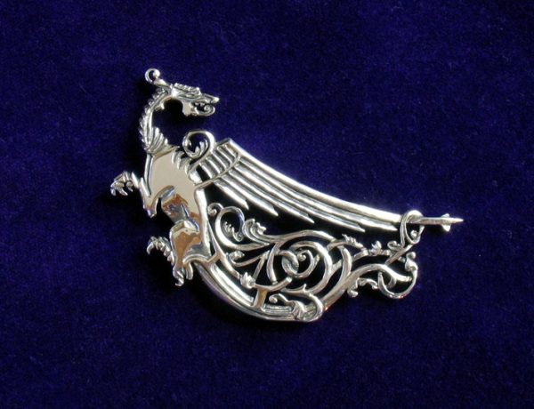 Tail of the Dragon Brooch