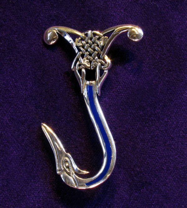 The Letter J Brooch