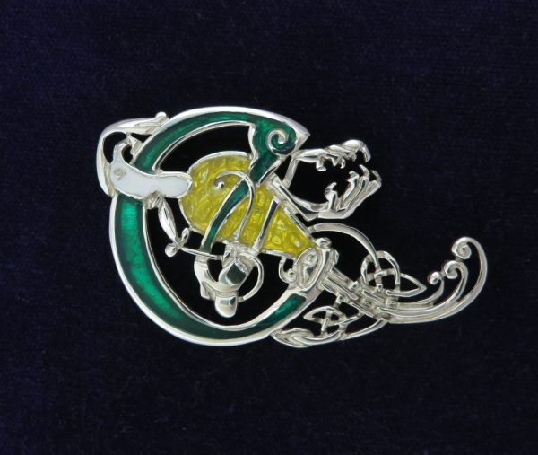 Letter C Brooch