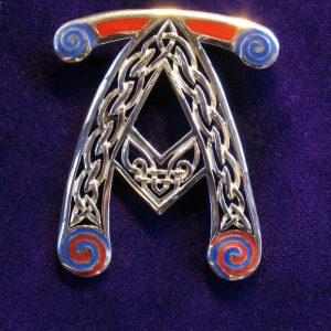 The Letter A Brooch