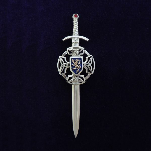 Lion Rampant Sword Pin
