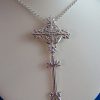 Thistle Cross Necklace - Image 2