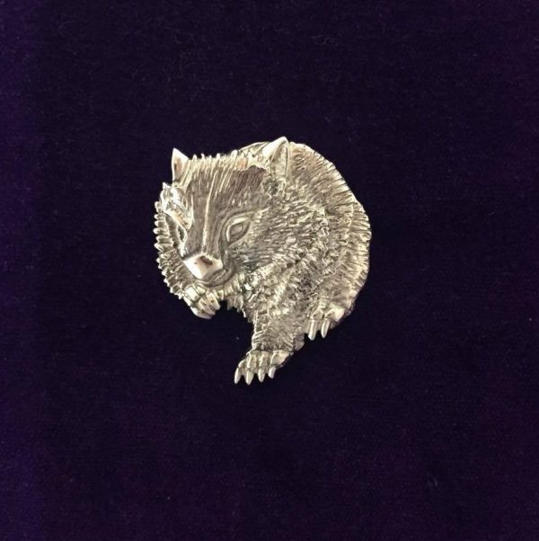 Wombat Brooch
